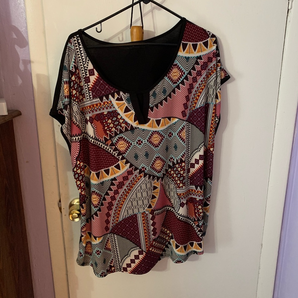 Espresso 3x multi color top